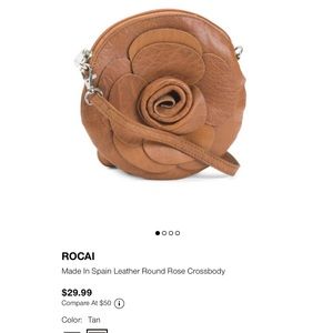 Round cross body bag 8X8